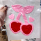Cherry Hearts Fuzzy Patch (Adult Size)