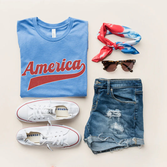 Retro America DTF Transfer