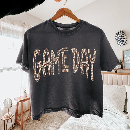 Camo Game Day DTF Transfer