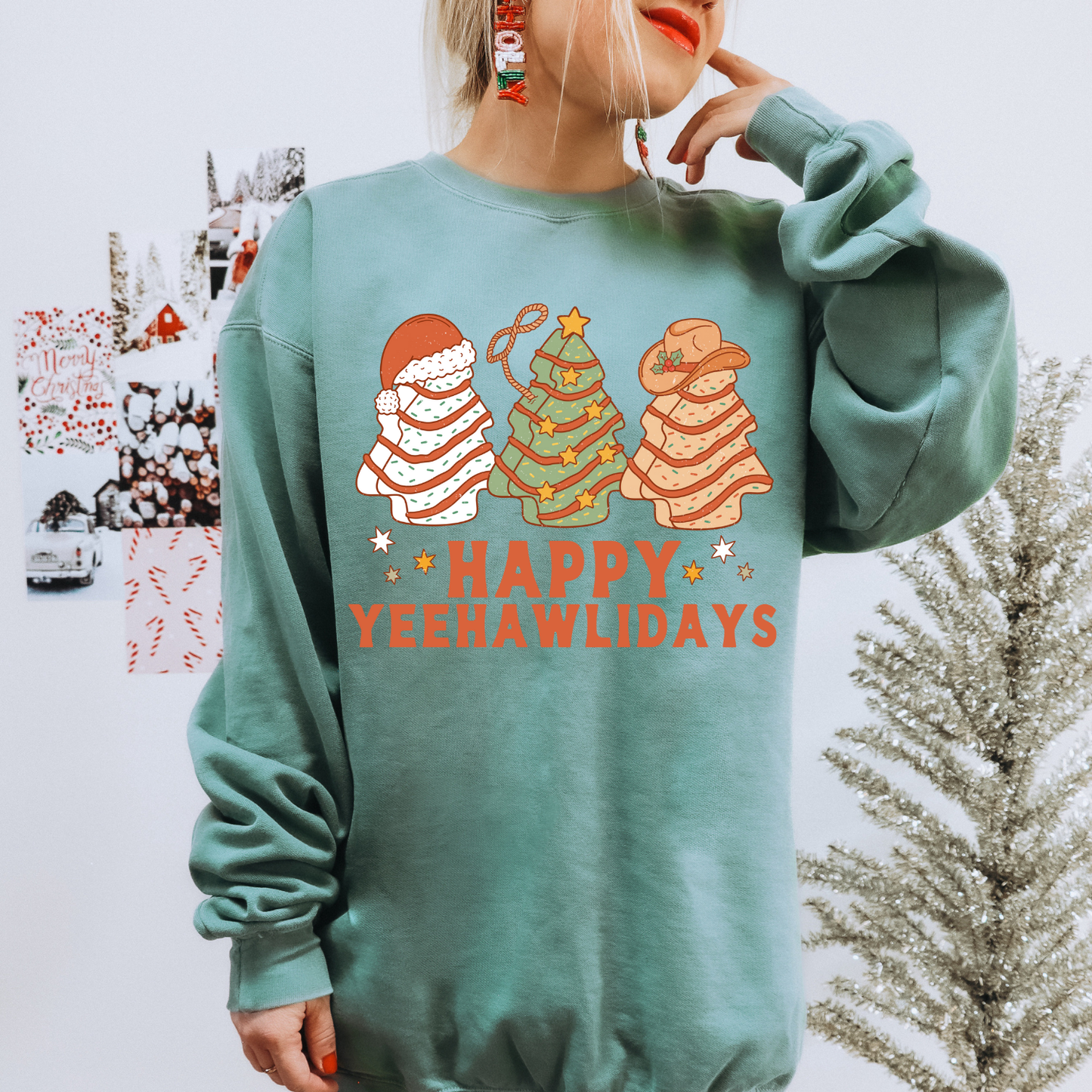 Happy Yeehawlidays DTF Transfer