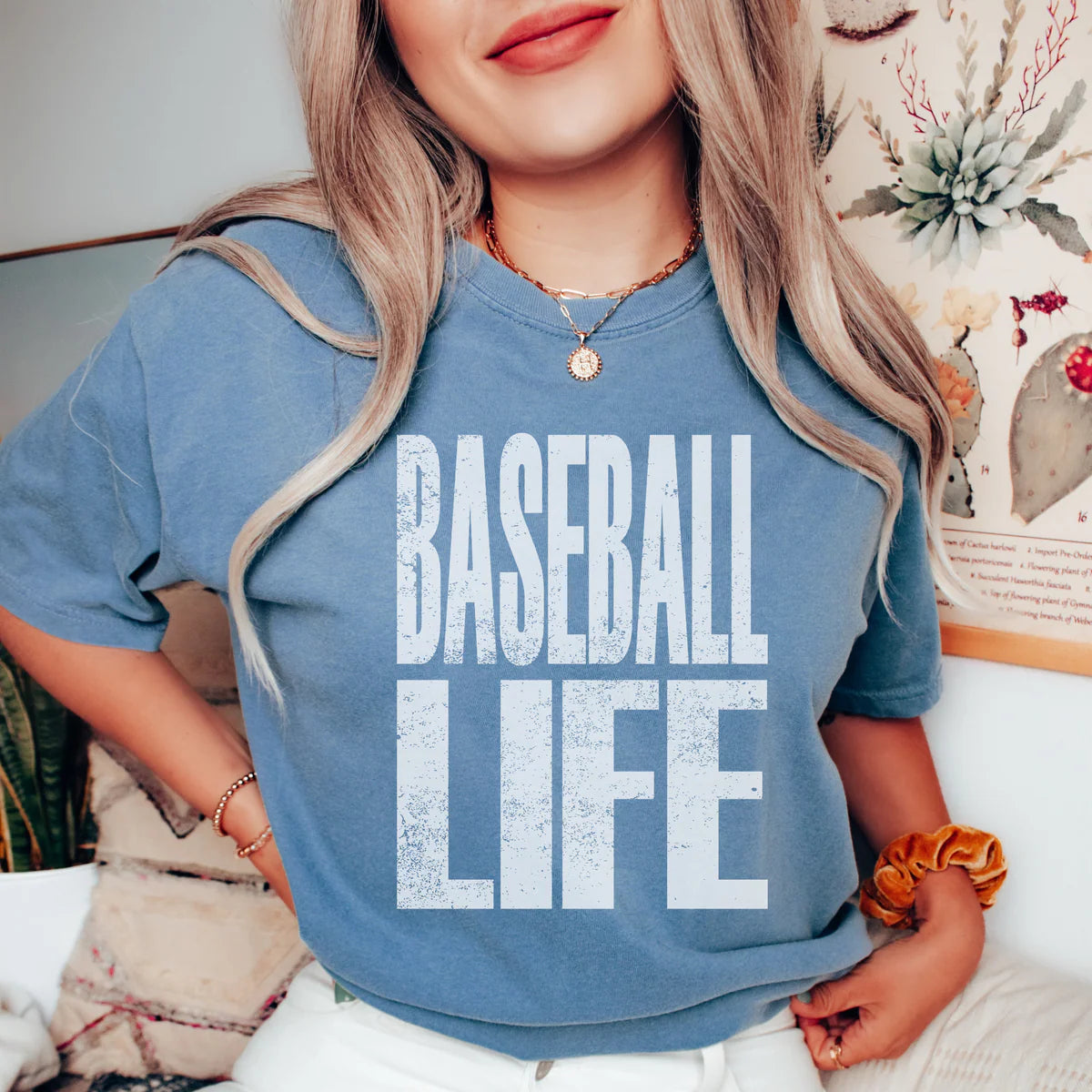Distressed Baseball Life DTF Transfers