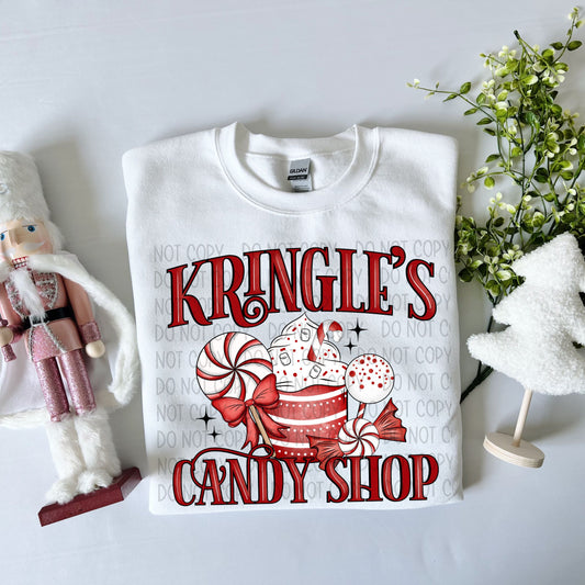 Kringle's Candy Shop DTF Transfer