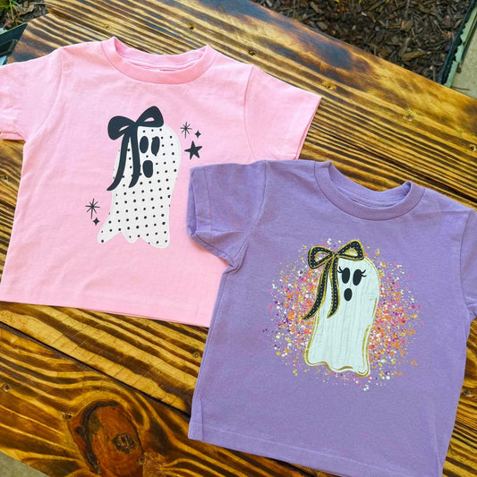 Painted Splatter Ghost DTF Transfer