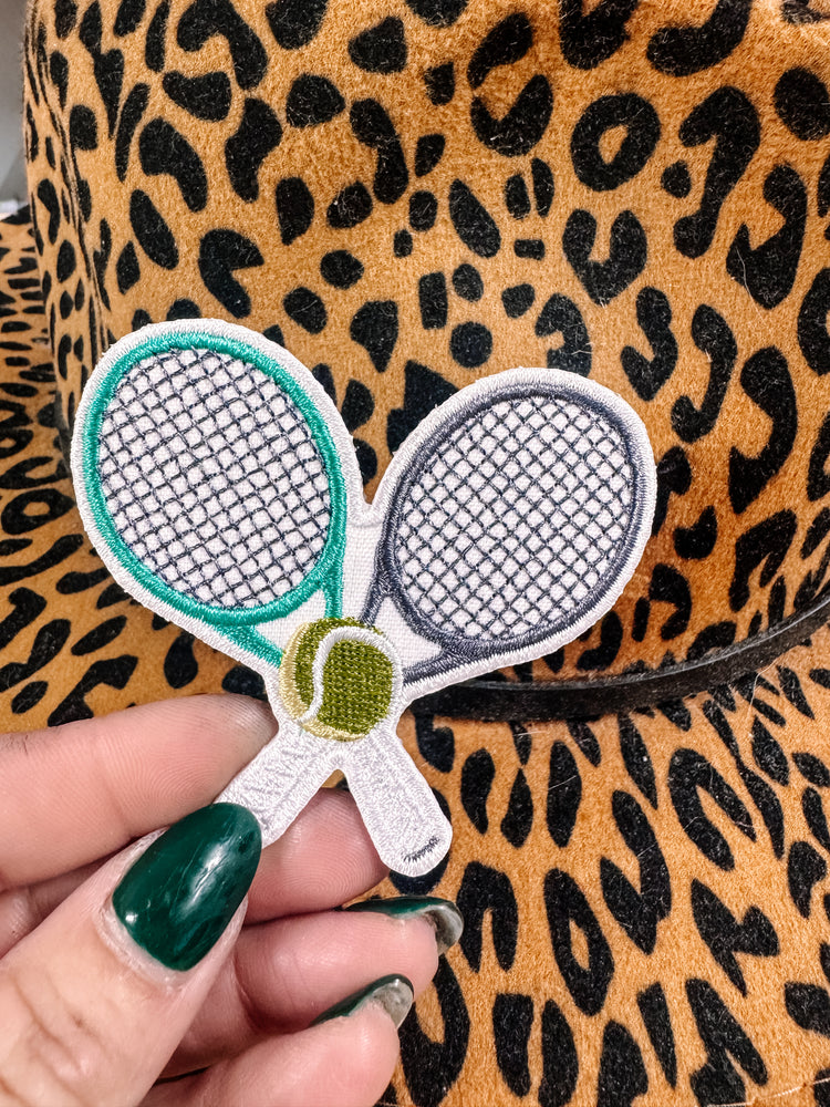 Tennis Racket Hat/Pocket Patch