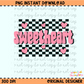 Checkered Sweetheart Valentines PNG Digital Download