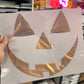 Pumpkin Face Spangle Transfer