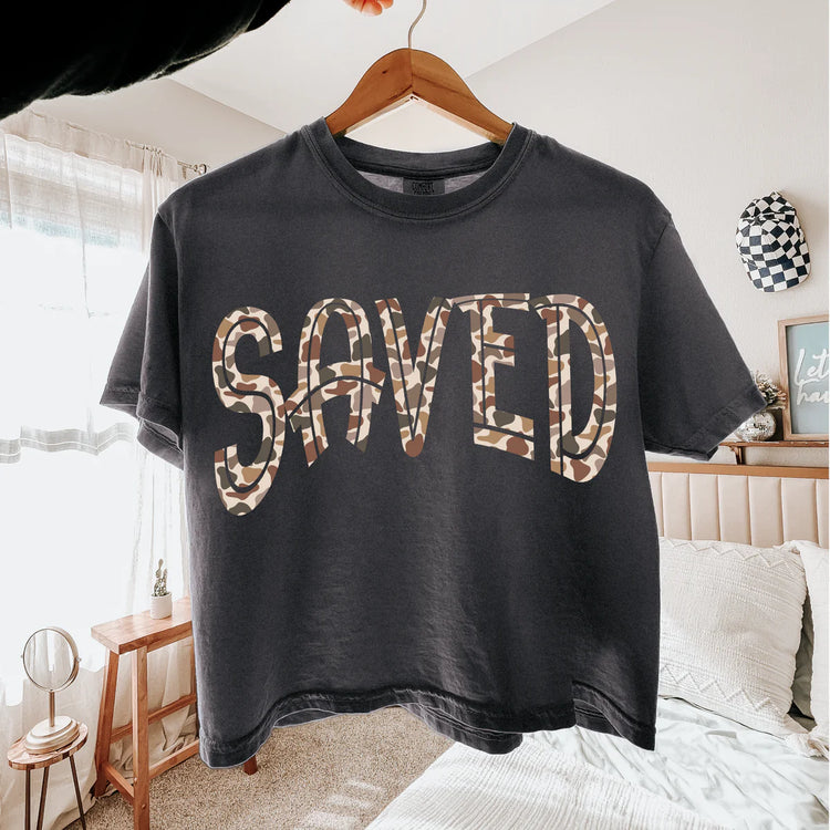 Camo Saved DTF Transfer
