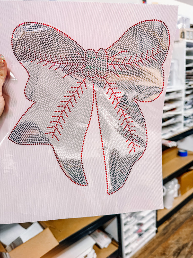 Coquette Baseball Spangle Transfer
