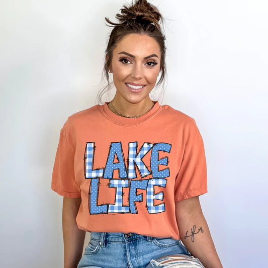 Lake Life Patchwork Summer DTF Transfer