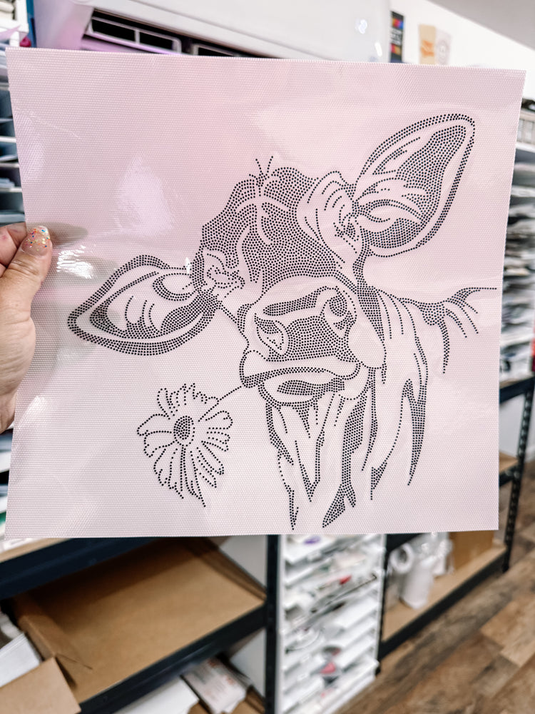 Highland Cow Spangle Transfer