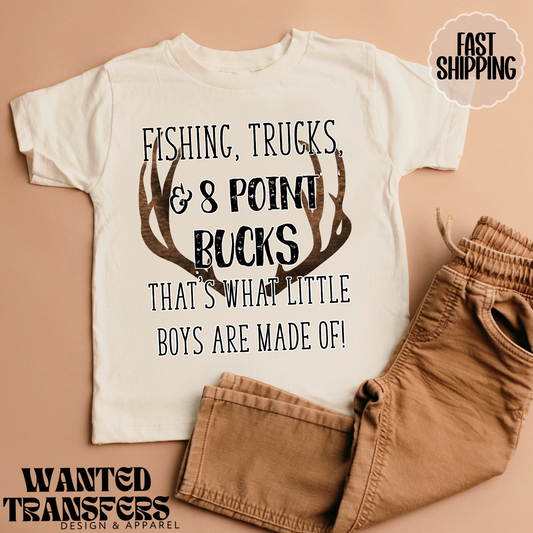 8 Point Bucks DTF Transfer