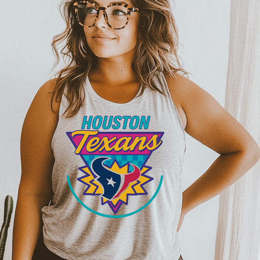 Texans Vintage DTF Transfer