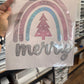 Merry Rainbow Spangle Transfer