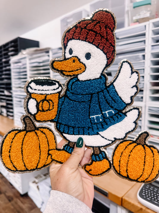 Fall Goose Coffee Patch (Adult Size)