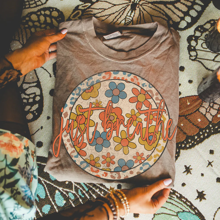 Just Breathe Boho Leopard DTF Transfer