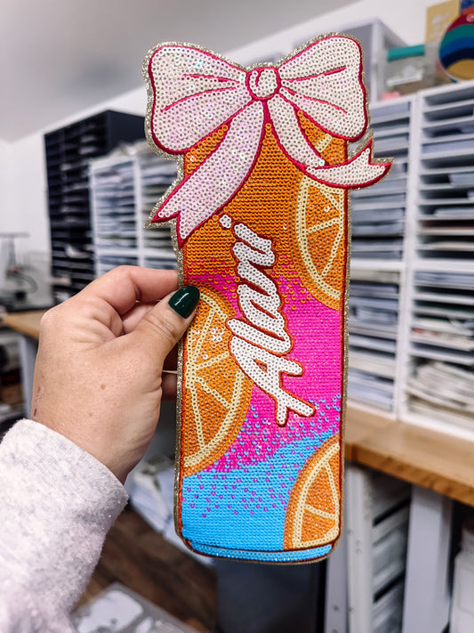 Energy Orange Sequin Patch (Adult Size)