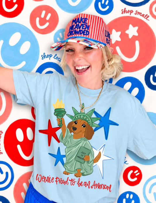 Weenie Proud to be an American 4th of July DTF Transfer