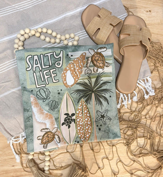 Salty Life Trendy Summer DTF Transfers