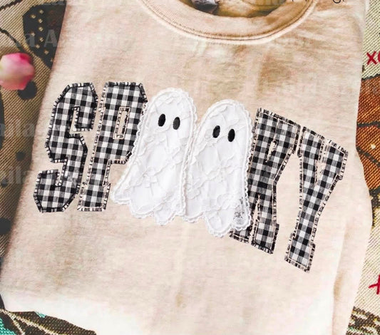 Spooky Ghost Halloween DTF Transfer
