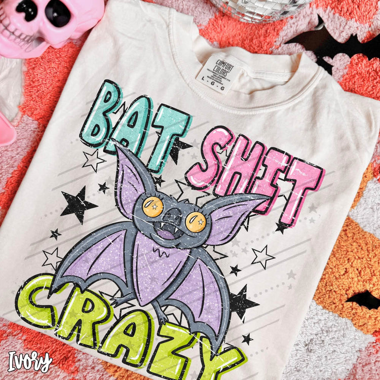 Bat Shit Crazy Halloween DTF Transfer