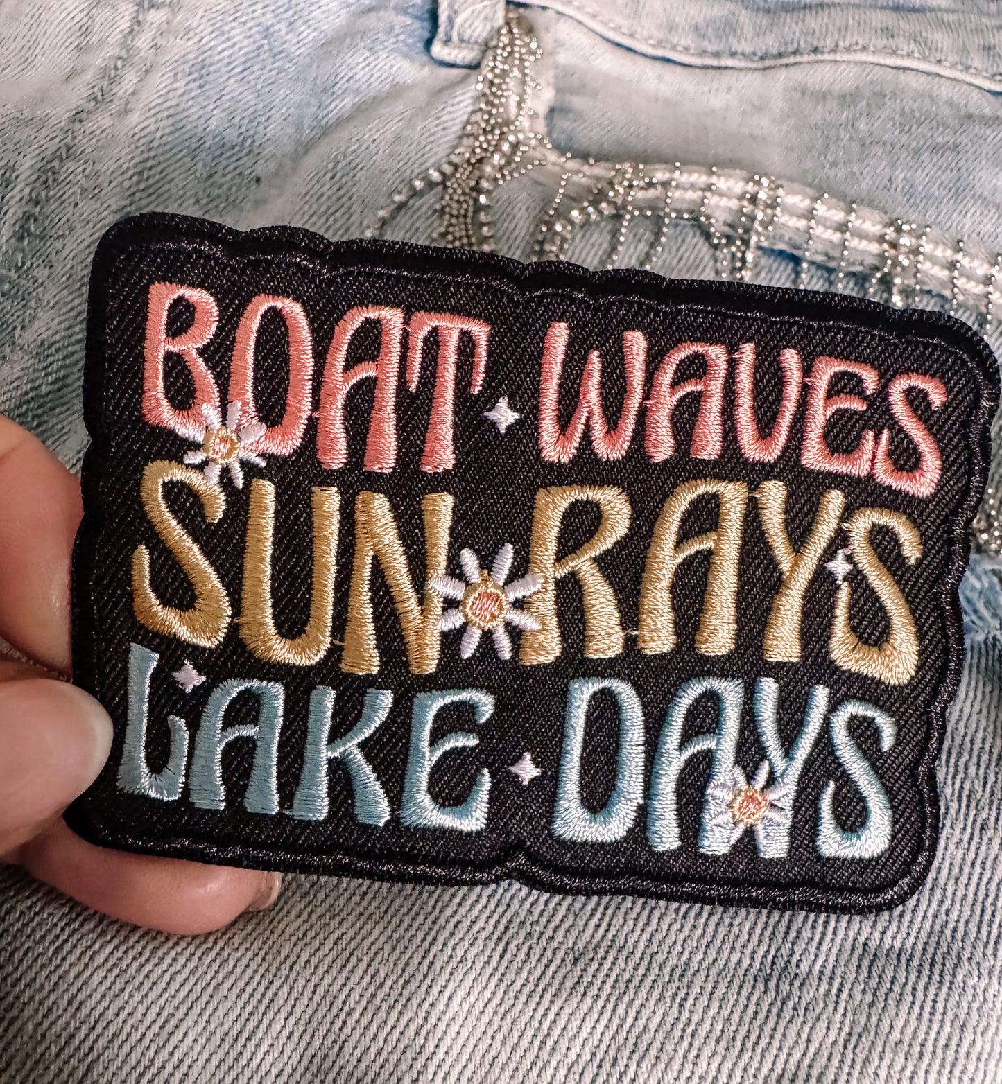 Boat Rays & Lake Days Hat/Pocket Patch