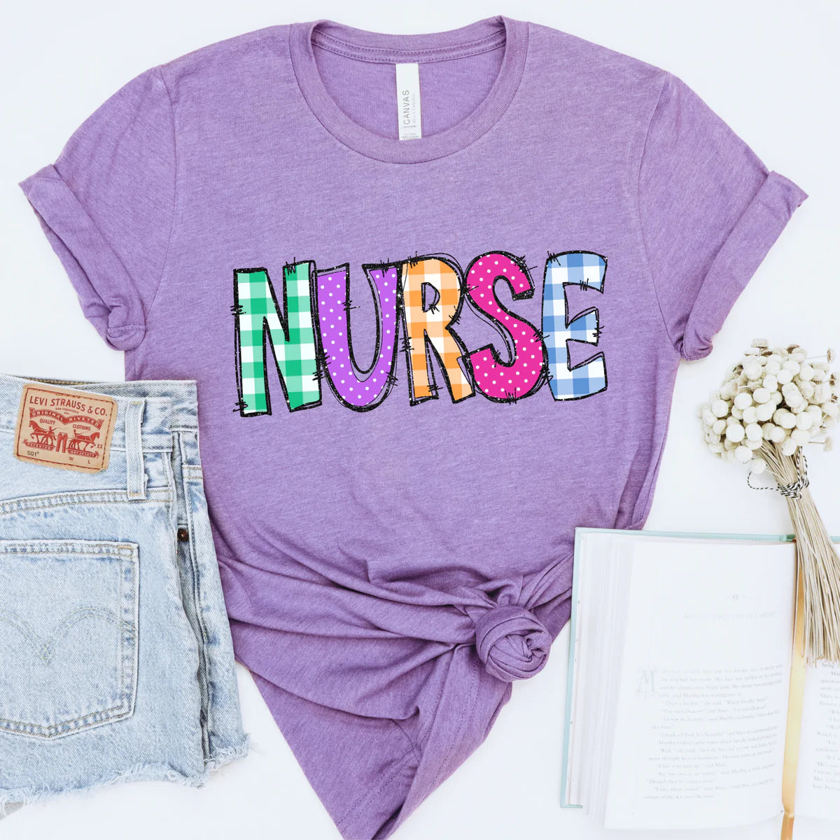 Nurse Patchwork Summer DTF Transfer