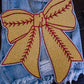 Softball Sequin Chenille Patch