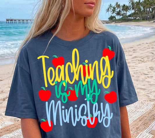 Teaching is my Ministry Teacher DTF Transfer