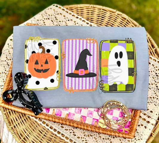 Trendy Halloween Frames DTF Transfer