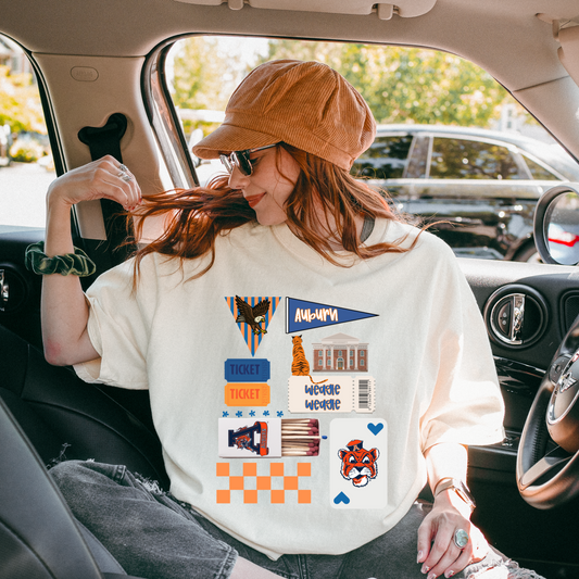 Auburn Matchbox DTF Transfers