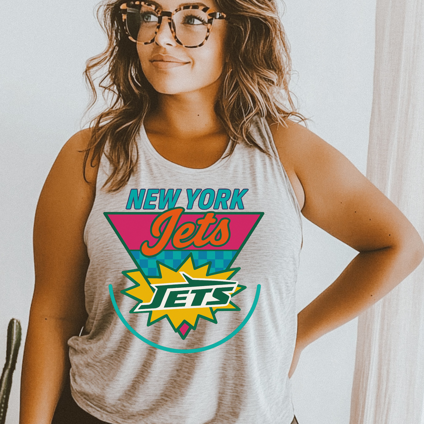 Jets Vintage DTF Transfer