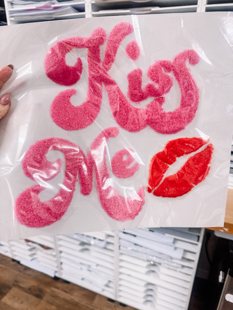 Kiss Me Fuzzy Patch (Adult Size)