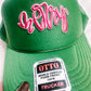 Pink Merry 3D Embroidered Hat/Pocket Patch