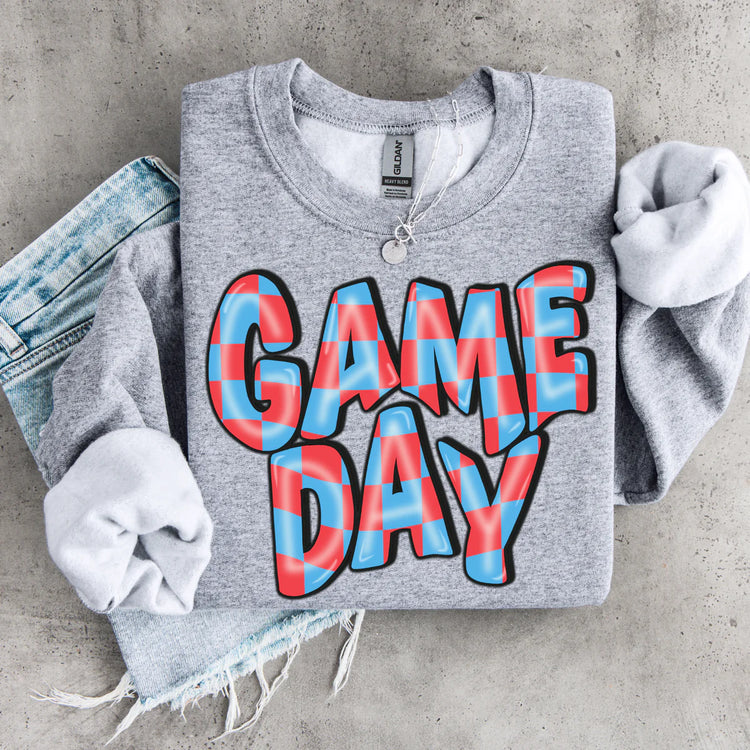 Checkered Game Day DTF Transfer