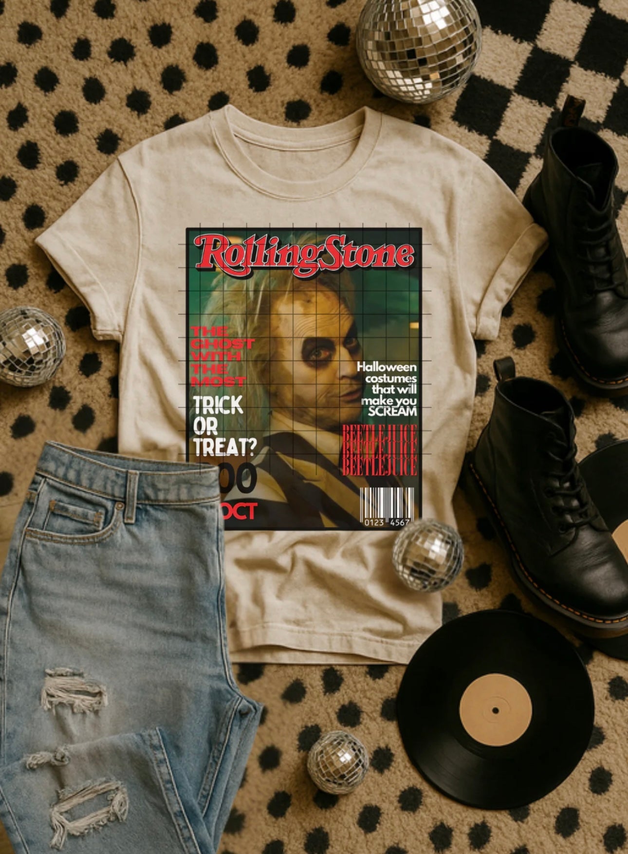 Magazine Beetle Halloween DTF Transfer