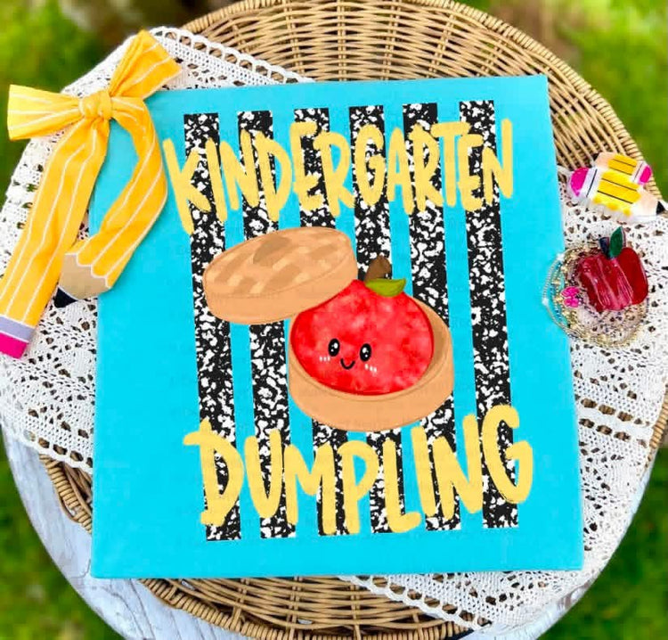 Kindergarten Dumpling Back to School DTF Transfer