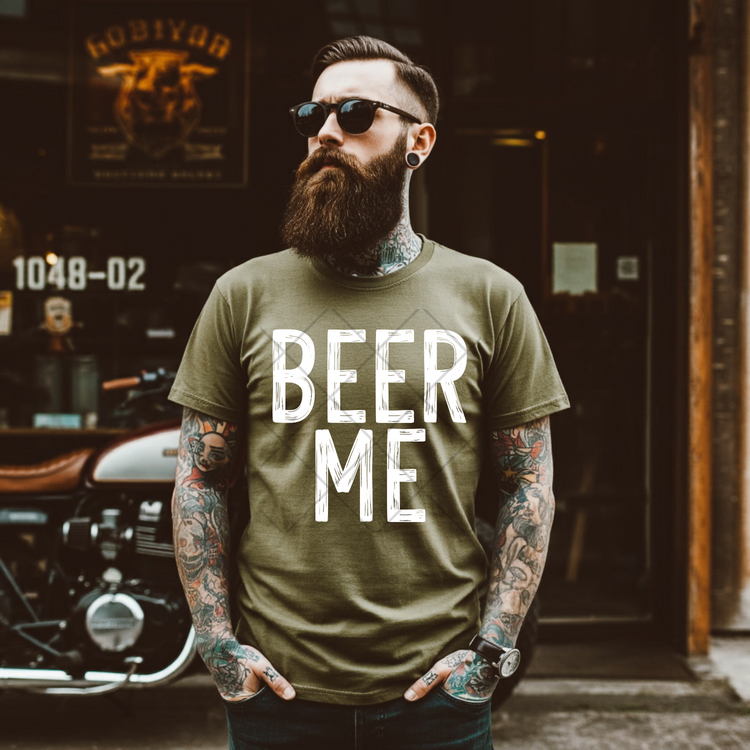 Beer Me (White) PNG Digital Download