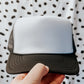 Black/White Trucker Hat