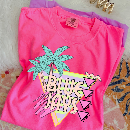 Blue Jays Palm Tree Mascot DTF Transfer