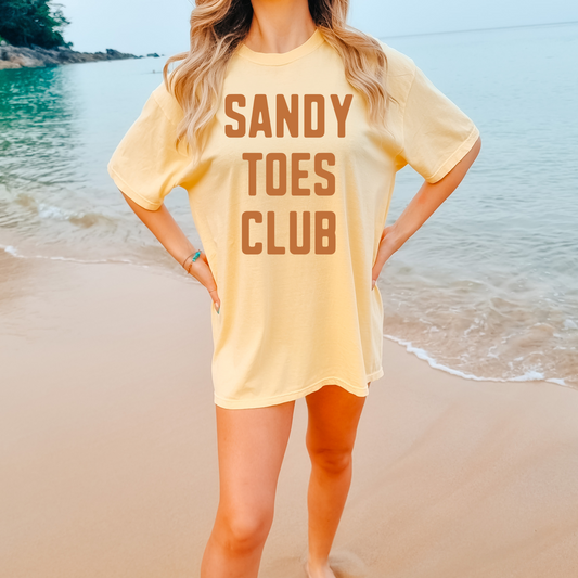 Sandy Toes Club DTF Transfer