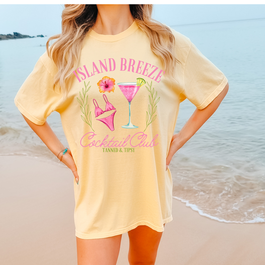 Island Breeze Cocktail Club DTF Transfer