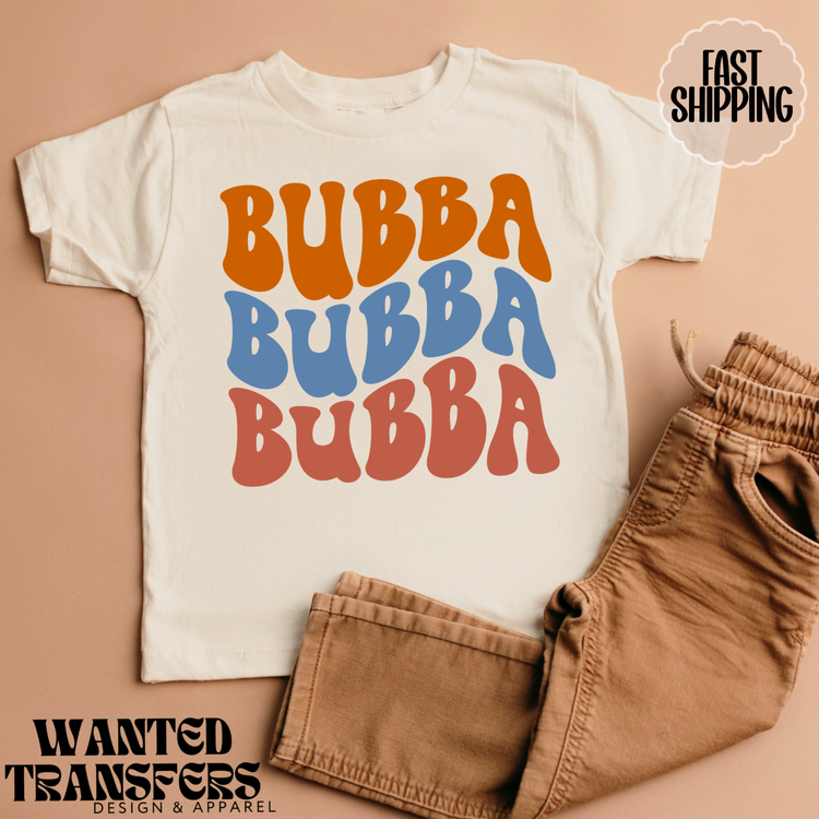 Wavy Bubba Stacked DTF Transfer
