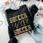 Faux Foil Soccer DTF Transfer