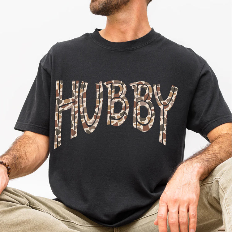 Camo Hubby DTF Transfer
