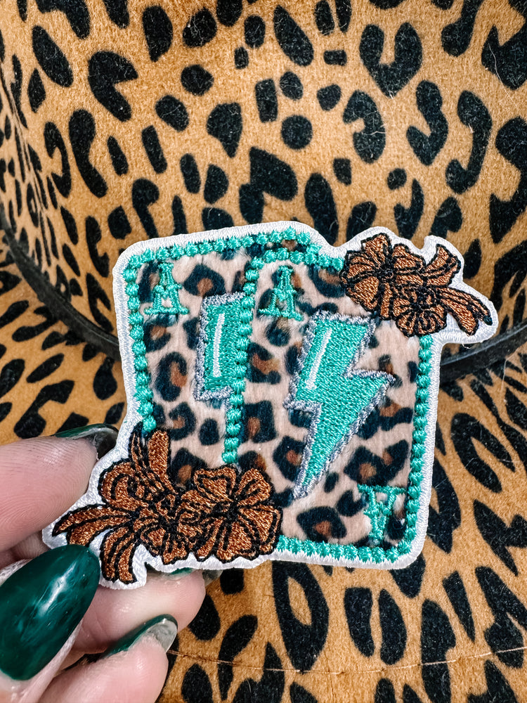 Leopard Wildcard Western Hat/Pocket Patch