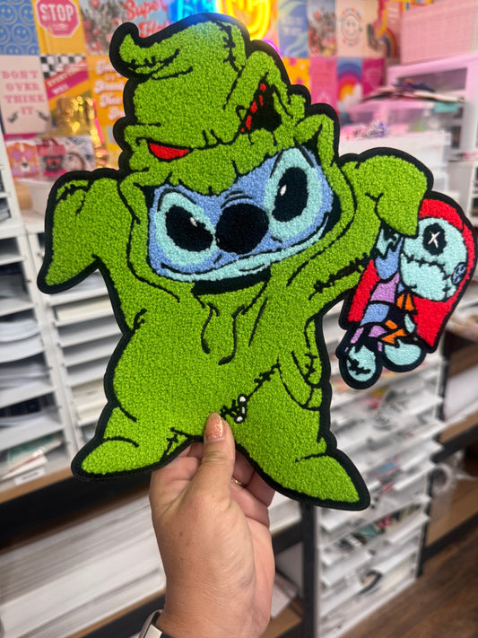 Green Nightmare Mashup Halloween Patch (Adult Size)