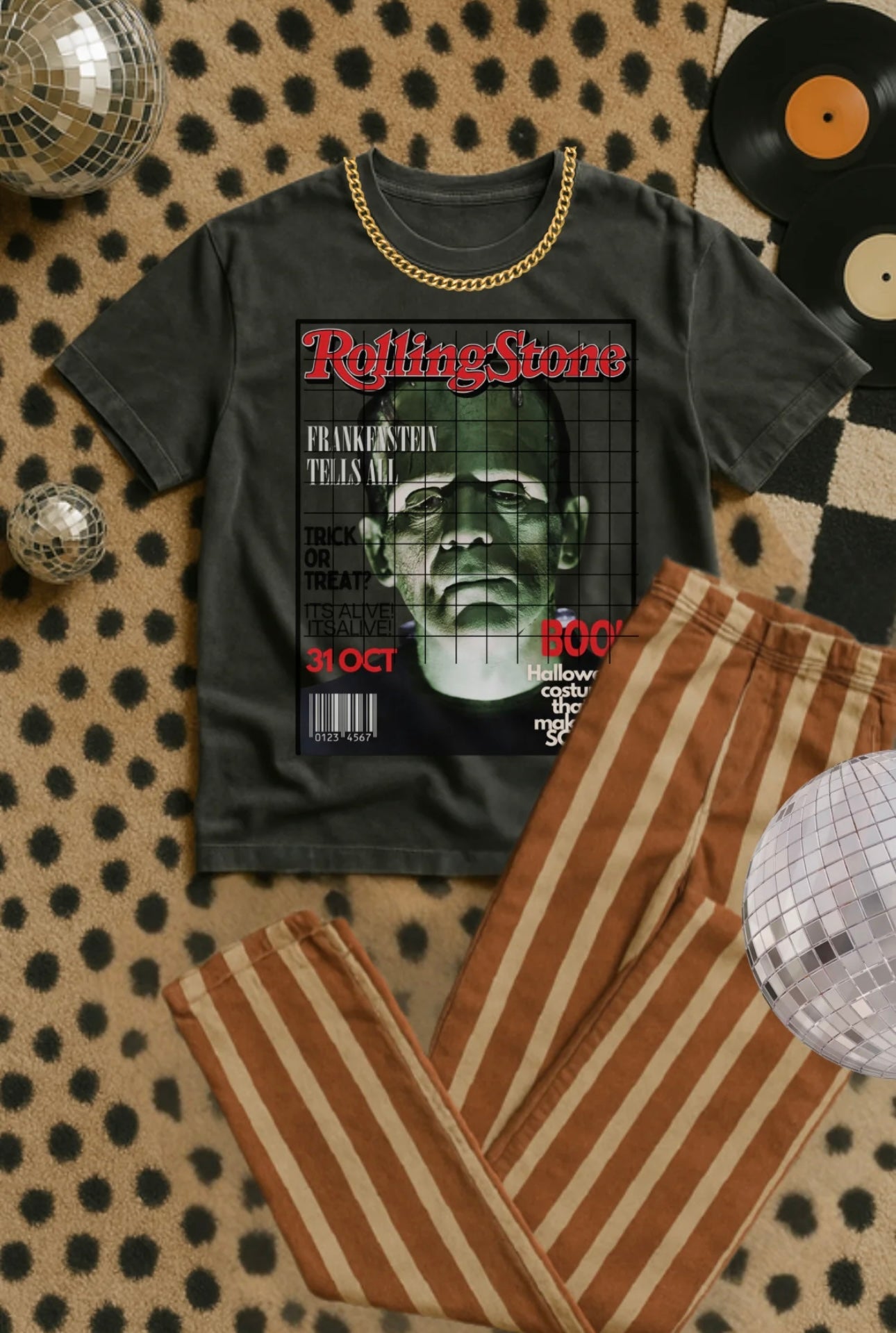 Magazine Frank Halloween DTF Transfer