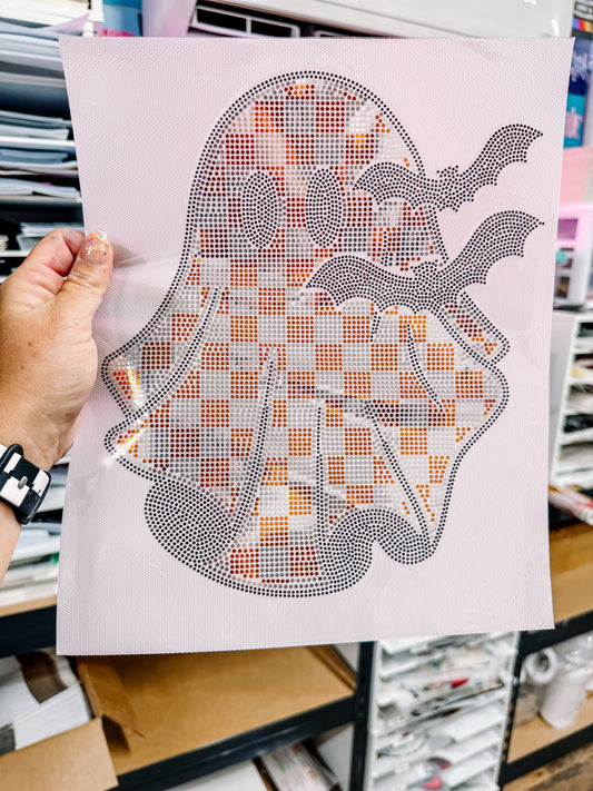 Checkered Ghost Spangle Transfer