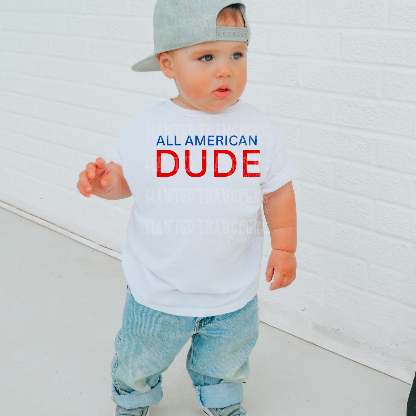 All American Dude (Red/Blue) Exclusive Sublimation Transfer