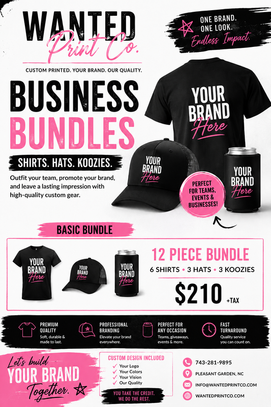 Business Branding Packages - 12 Piece Bundle